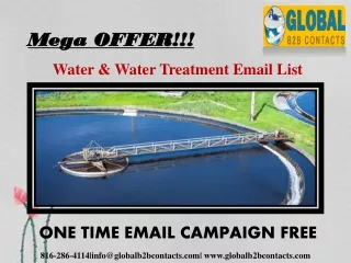 Water & Water Treatment Email List