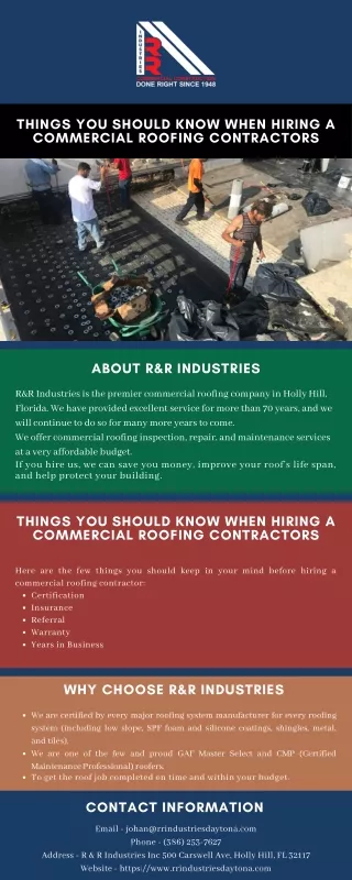 things you should know when hiring a commercial