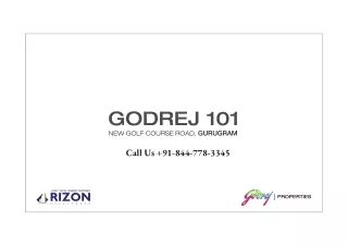 Godrej 101 - Inspire Your Dreams In Sector 79 Gurugram - Brochure,PDF