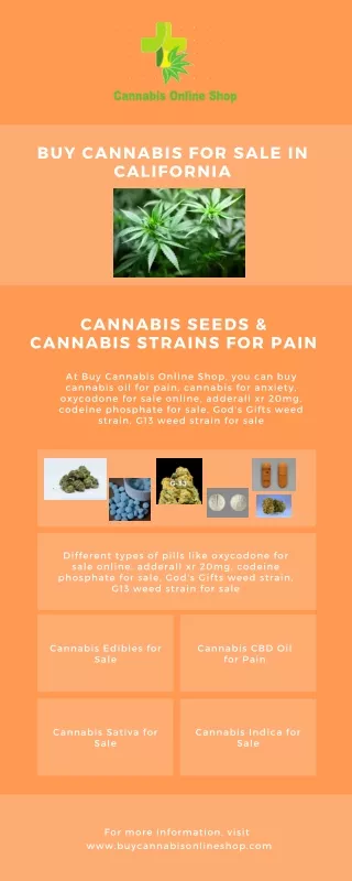 Buy Cannabis Oil for Pain from Cannabis Online Shop 