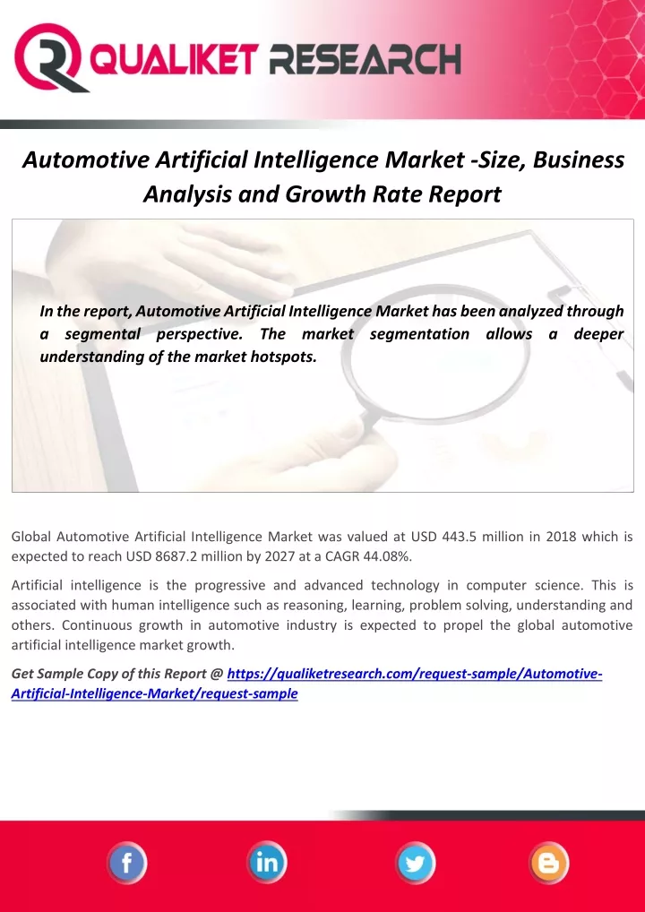 automotive artificial intelligence market size