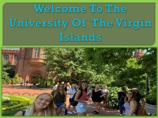 Welcome To The University Of The Virgin Islands