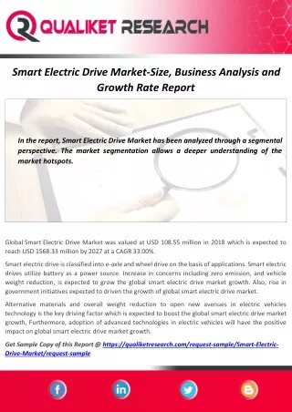 smart electric drive market size business