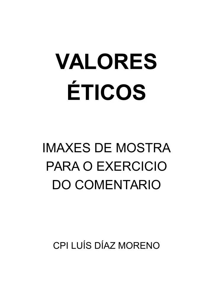 valores ticos