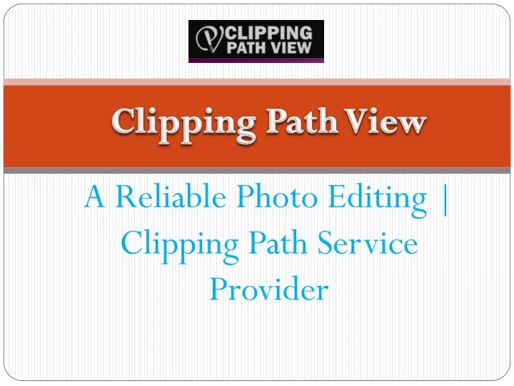 clipping path view