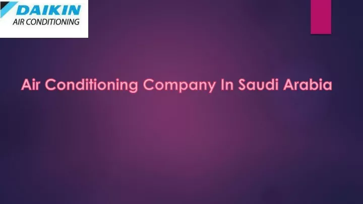 air conditioning company in saudi arabia