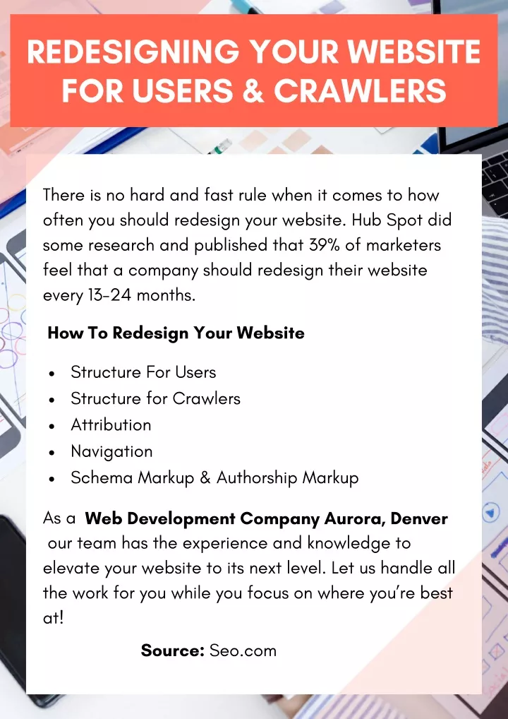 redesigning your website for users crawlers