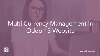 multi currency management in odoo 13 website