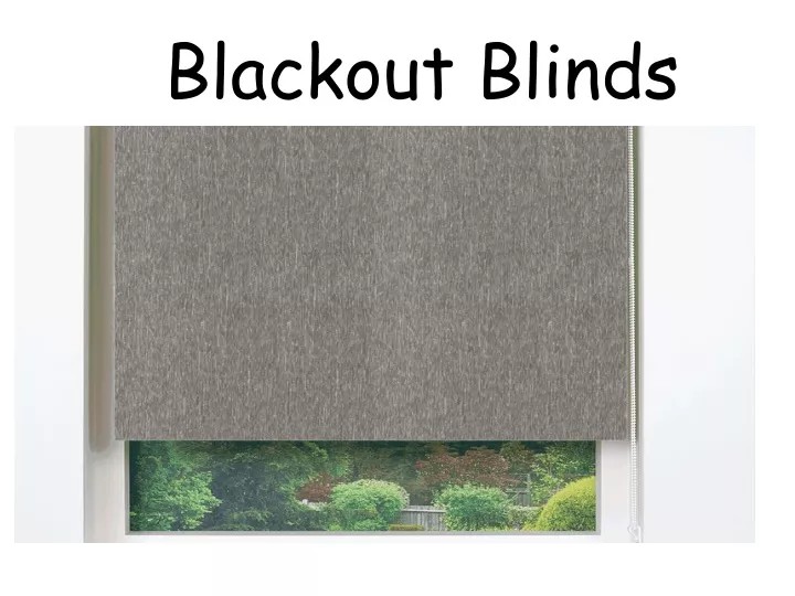 blackout blinds