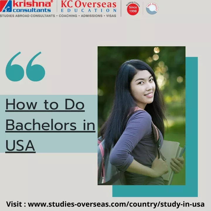 how to do bachelors in usa