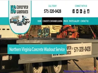 Concrete Washout Service in Northern Virginia