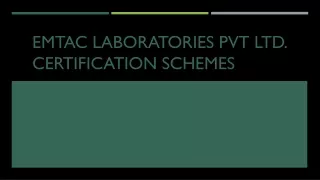 EMTAC Product Certification Laboratories India