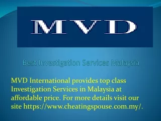best investigation services malaysia
