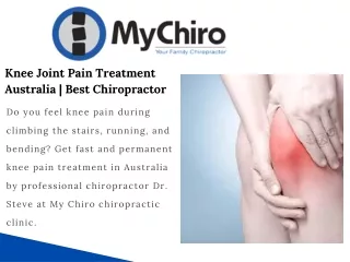 Professional Knee Injury Treatment & Chiropractic Relief
