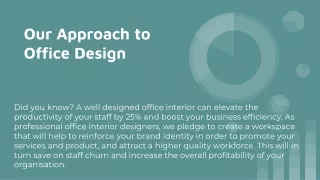 our approach to office design
