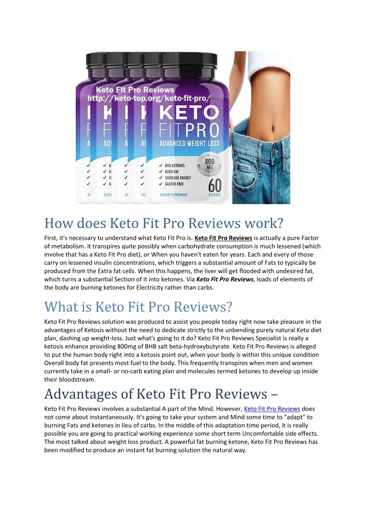 how does keto fit pro reviews work