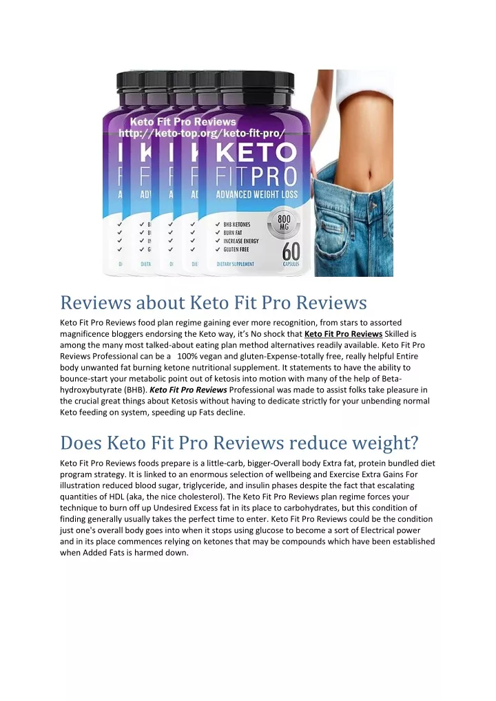 reviews about keto fit pro reviews