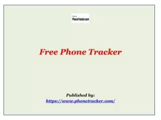 Free Phone Tracker