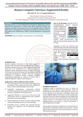 international journal of trend in scientific