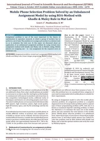 international journal of trend in scientific