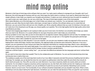 mind map online