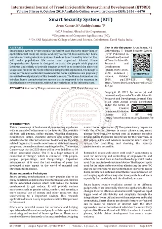 international journal of trend in scientific