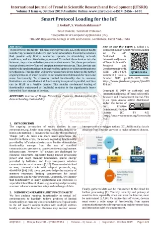 international journal of trend in scientific