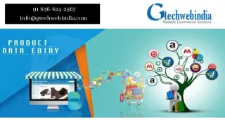 Find the Best E-Commerce product data entry services in Delhi