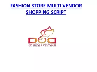 Cryptocurrency Fashion Store Multi Vendor Shopping Script - READYMADE CLONE
