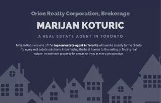 Toronto Real Estate Agent, Marijan Koturic