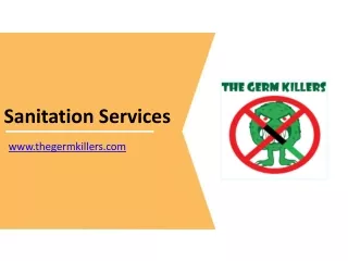 sanitation services
