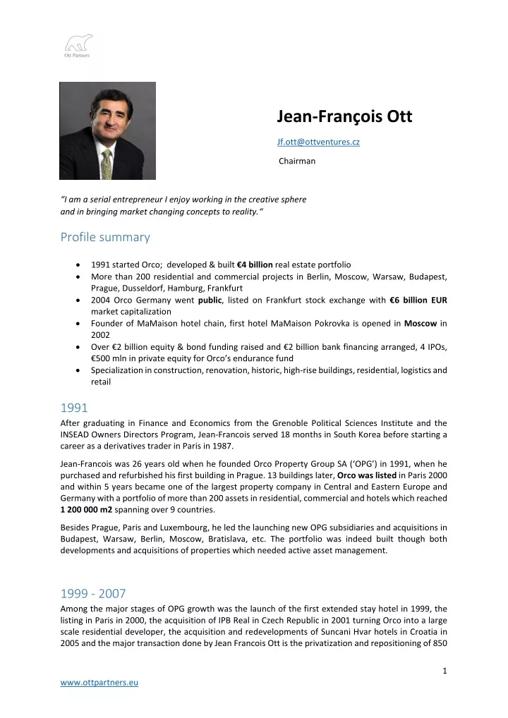 jean fran ois ott