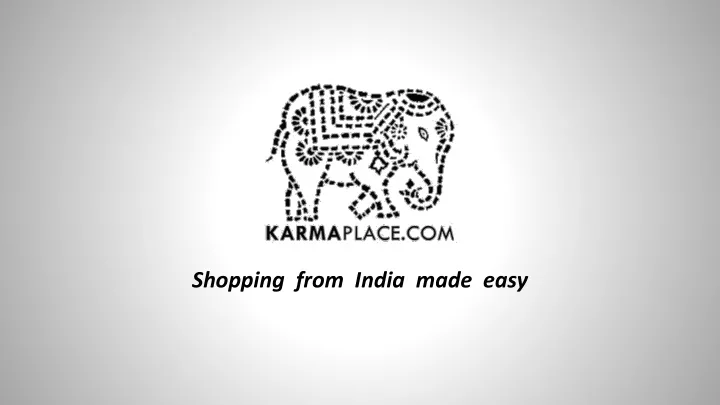 shopping from india made easy