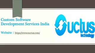 Custom Software Development Services India