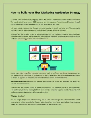 how to build your first marketing attribution
