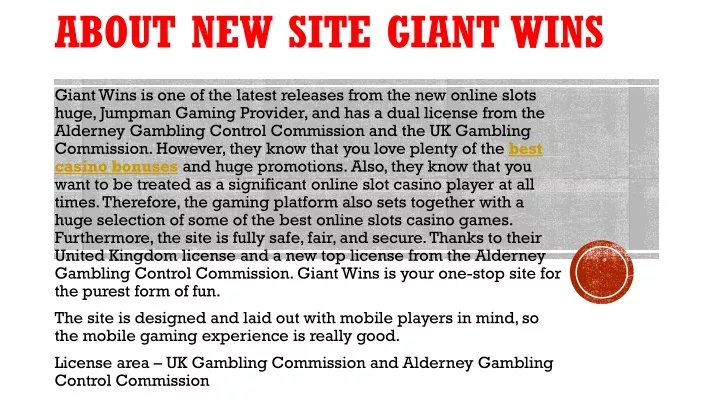 about new site giant wins