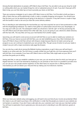 The Best Kept Secrets About bts merchandise official