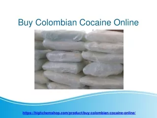 Buy Colombian cocaine online