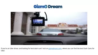 Best Dash Cams for Uber