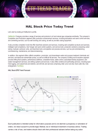 hal stock price today trend