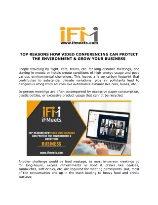 top reasons how video conferencing can protect