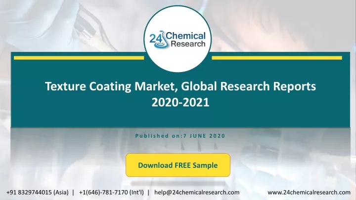 texture coating market global research reports