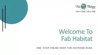welcome to fab habitat