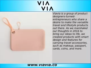 viavia is a group of product designers turned
