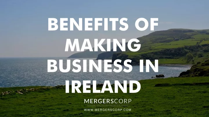 benefits of making business in ireland