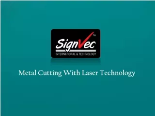 metal cutting with laser technology