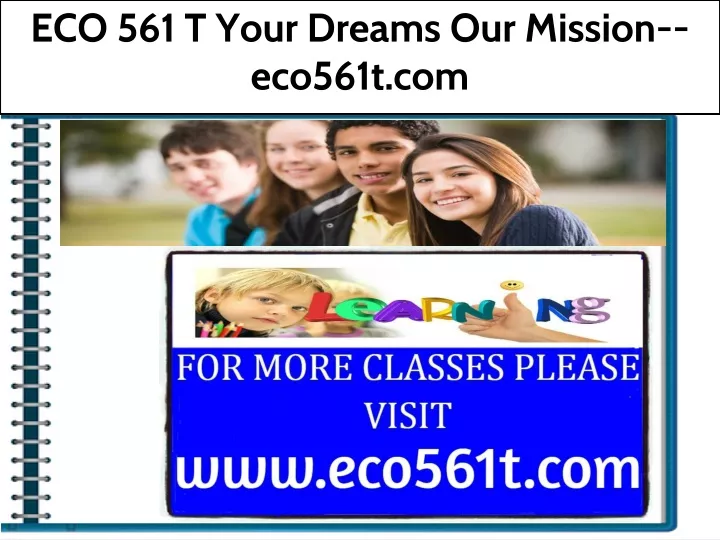eco 561 t your dreams our mission eco561t com