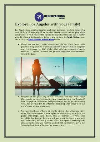 Explore Los Angeles with your family