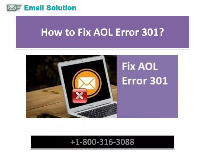 how to fix aol error 301