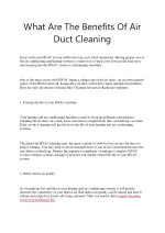 PPT - Five Benefits Of Air Duct Cleaning PowerPoint Presentation, Free ...